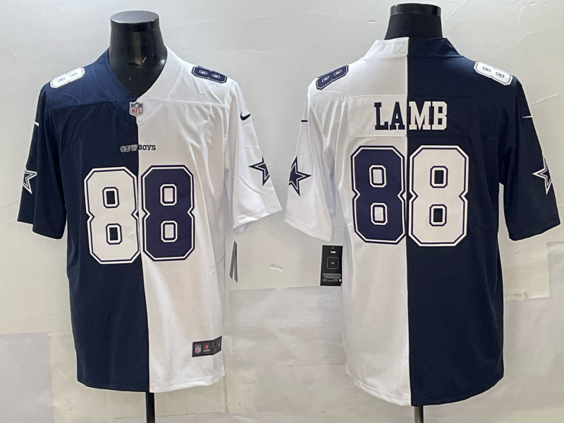 Men 2025 Dallas Cowboys #88 Lamb Blue white Nike Limited NFL Jersey 004->dallas cowboys->NFL Jersey